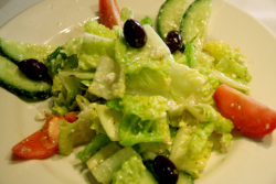 maykadeh, greek salad
