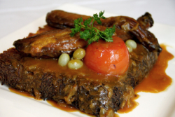 khoresht bademjan vegetarian, maykadeh