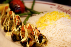 Maykadeh, giant prawns