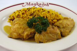 Maykadeh, zereshk polo